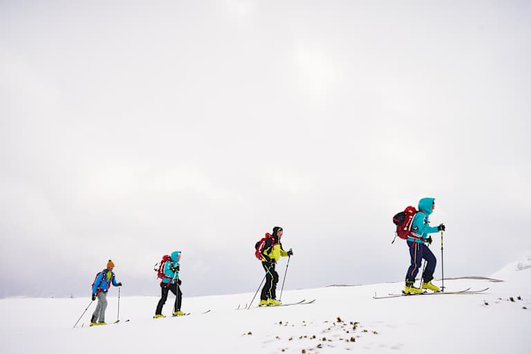 Schwierige Bedingungen bei der Fischer Transalp