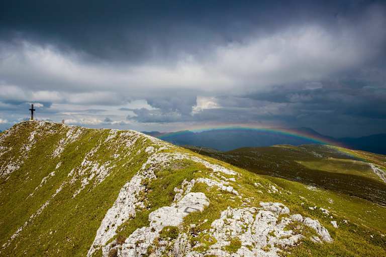Wetterregel Gewitter beim Wandern