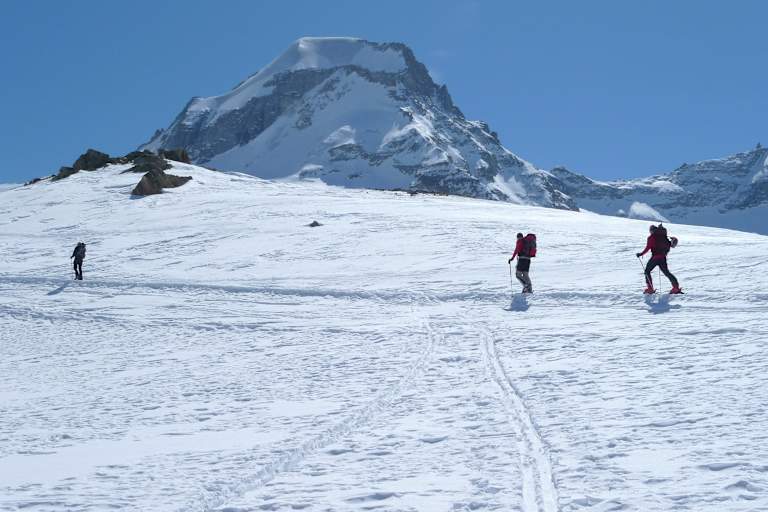 Die letzten Meter bis zur Hütte geben einen tollen Blick auf die Tresenta frei und man kann sich schon auf Bier oder Capuccino freuen