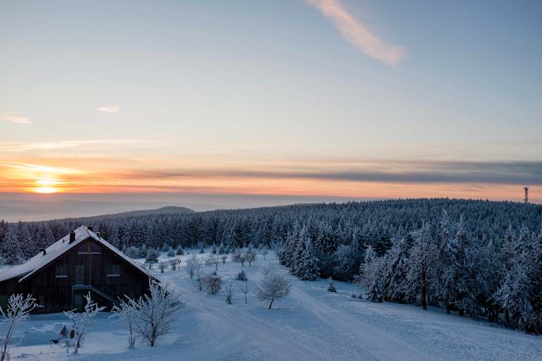 Entspannte Ruhe liegt über dem Thüringer Wald