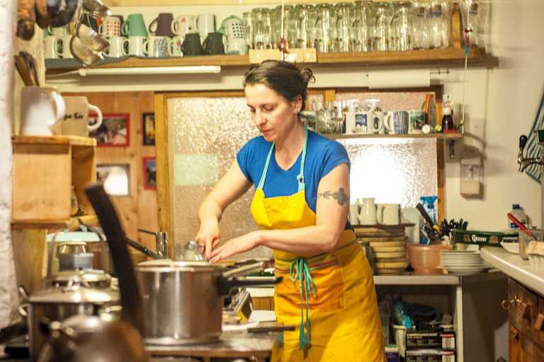 Petra Schuster von der Hochmölbinghütte