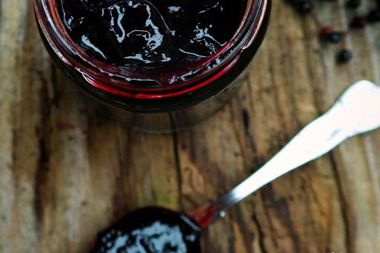 Holunder-Zwetschgen-Marmelade