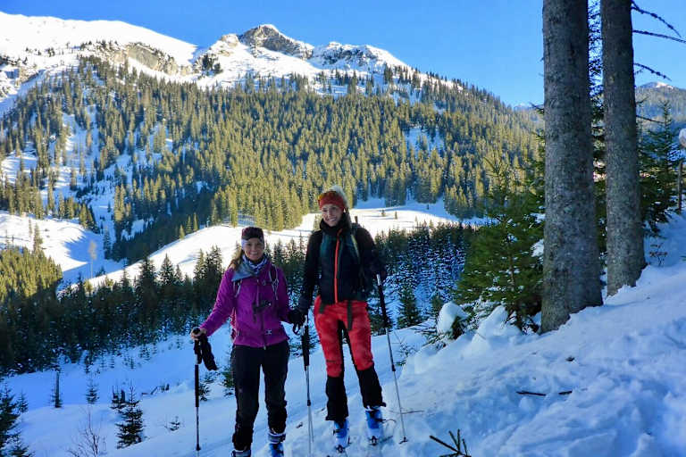 Maggy und Anja Skitouren für Anfänger