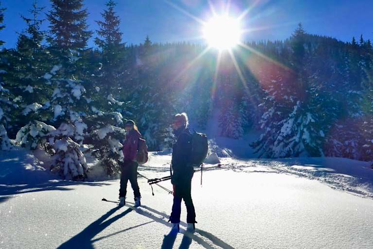 Maggy und Anja Skitouren für Anfänger