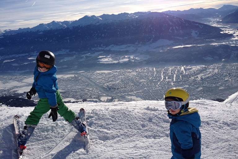 Skifahren mit Kindern