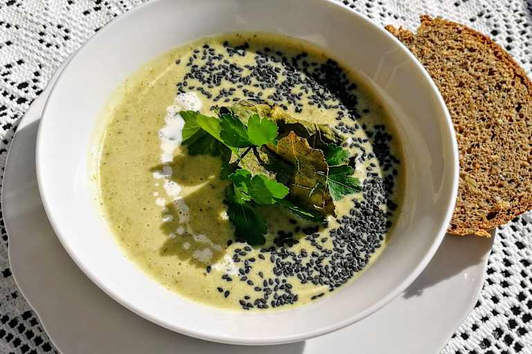 Kohlrabisuppe von der Franz-Fischer-Hütte