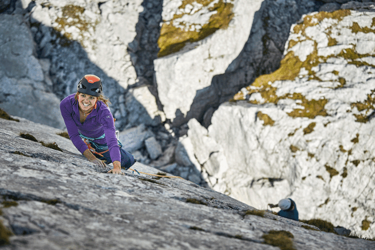 Hauptsache, es macht Spass: Die 32-jährige Ausnahmekletterin Nina Caprez hat ihr Leben gut im Griff.