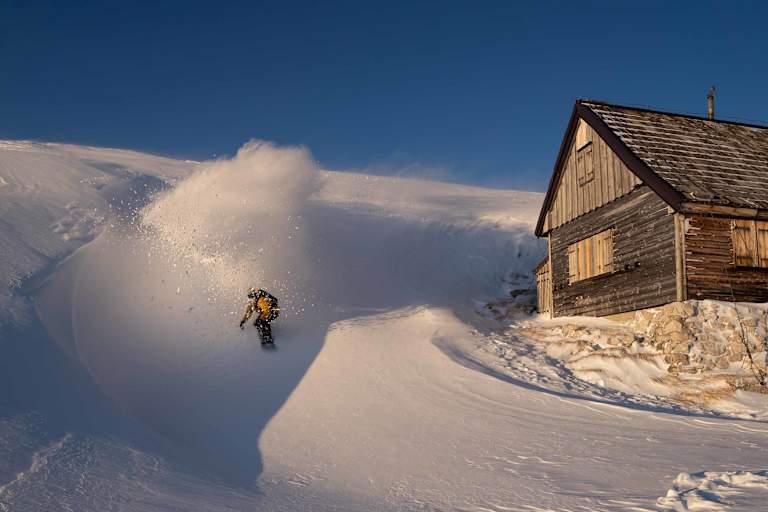 Freeriden am Krippenstein, Oberösterreich
