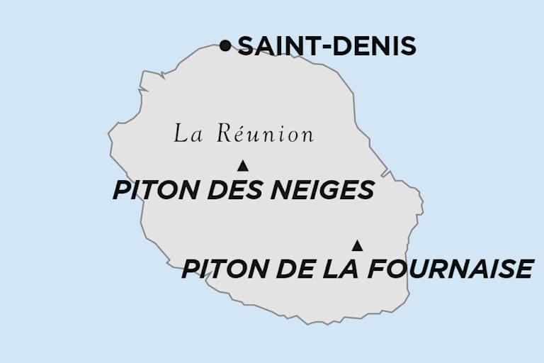 La Réunion Karte