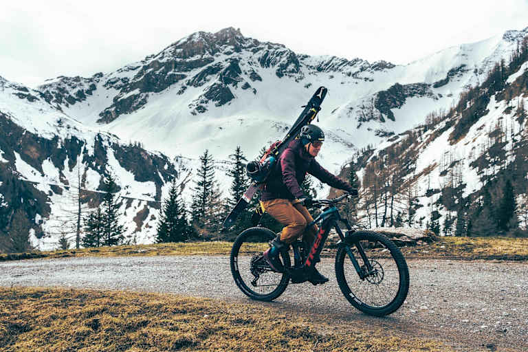 E-Bike to Ski
