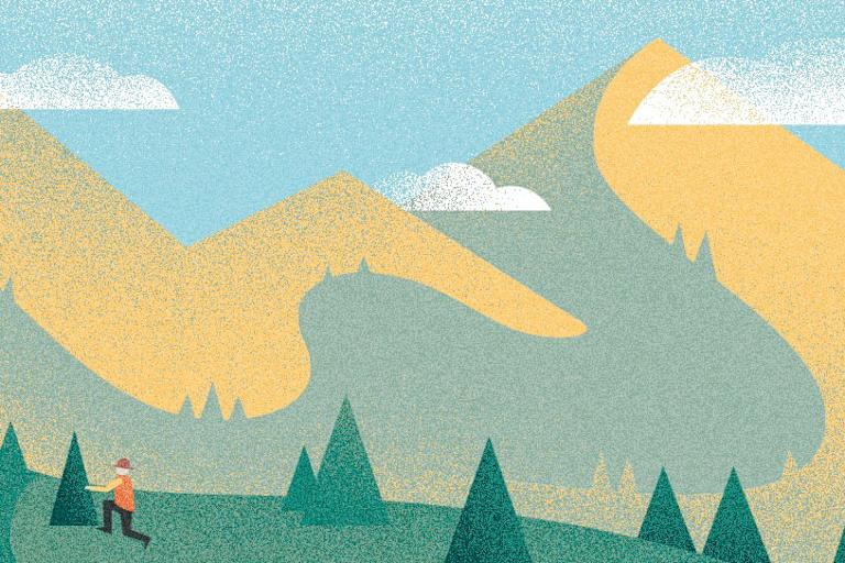 Freiwillig am Berg arbeiten