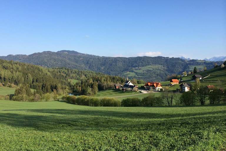 Naturpark Zirbitzkogel-Grebenzen, Morgenstimmung Alpengasthof Moser