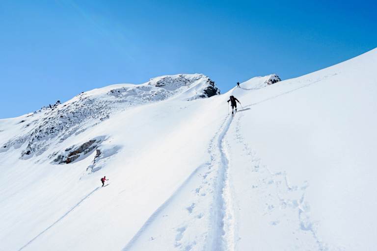 Zum Gipfel des Weißenkogels