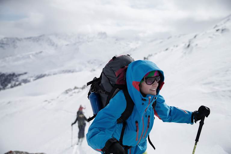 Gerti Ring in den Graubündner Alpen