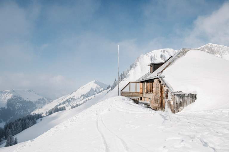 Winteridylle auf der Grubenberghütte