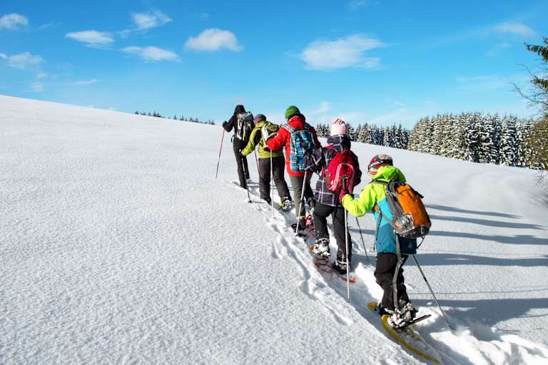 Schneeschuhwandern auf den Ochsenkopf