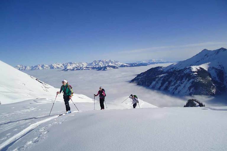 Skitour mit Panorama