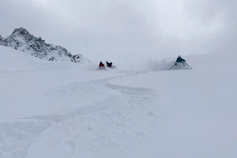 „Pistentour“ aufs Hoadl in der Axamer Lizum in Nordtirol