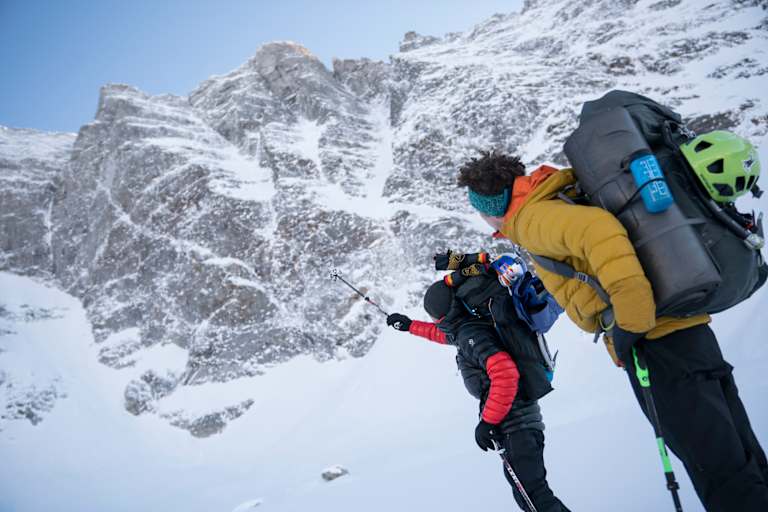 David Lama und Peter Mühlburger