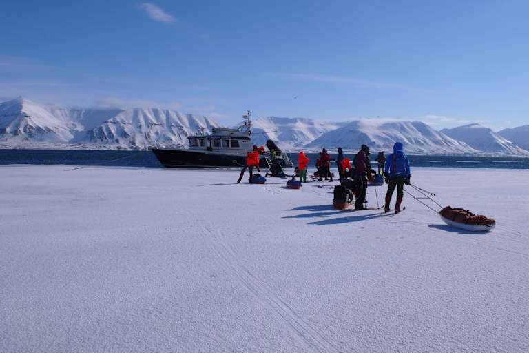 Unterwegs auf Spitzbergen
