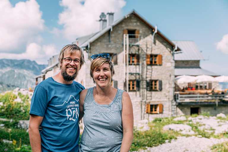 Christoph und Ulli Erd betreiben das Prinz-Luitpold-Haus in Bayern
