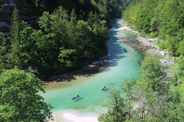 Kanufahren Wildwasser Österreich Salza
