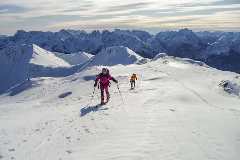 Skitour auf die Reiterkarspitze in den Karnischen Alpen