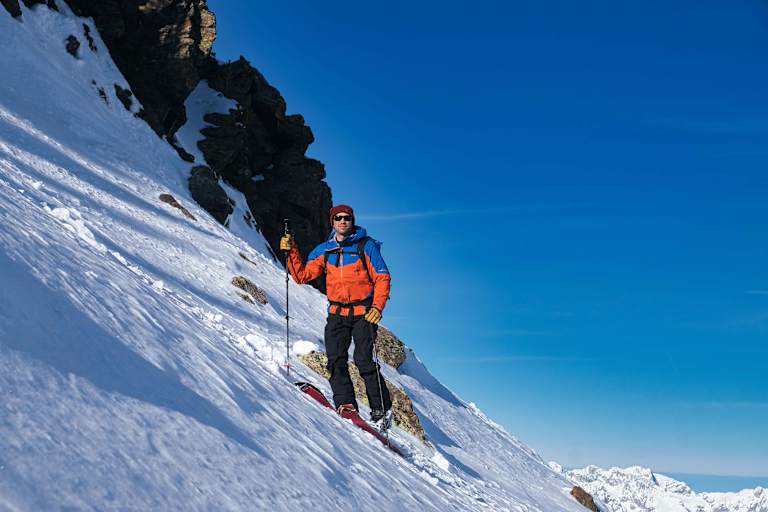 Die letzten Höhenmeter vor dem Gipfel