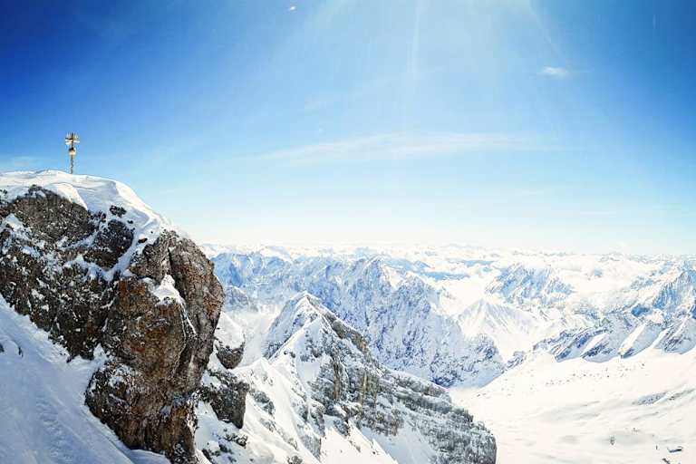 Bergsteiger Zugspitze Bayern