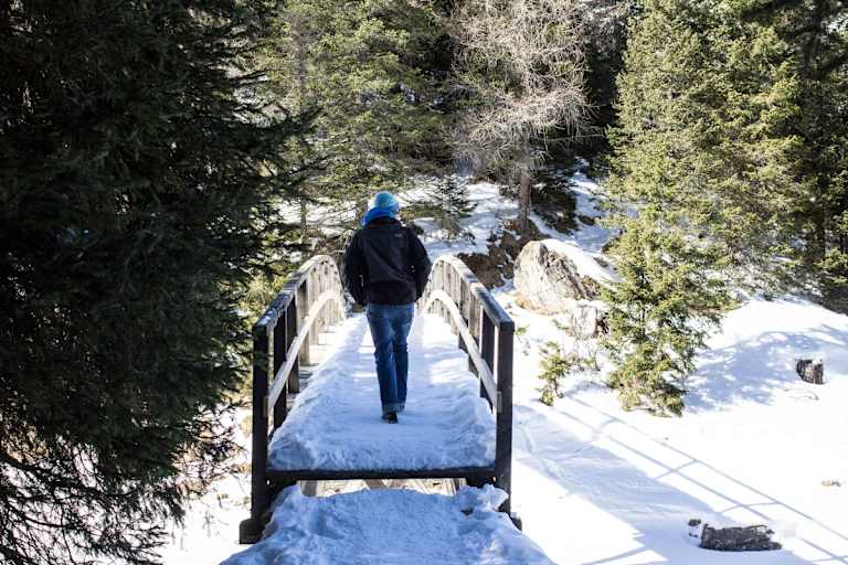 Winterwandern Tirol: Obernberger See