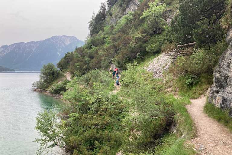 Der Gaisalmsteig von der Gaisalm nach Pertisau