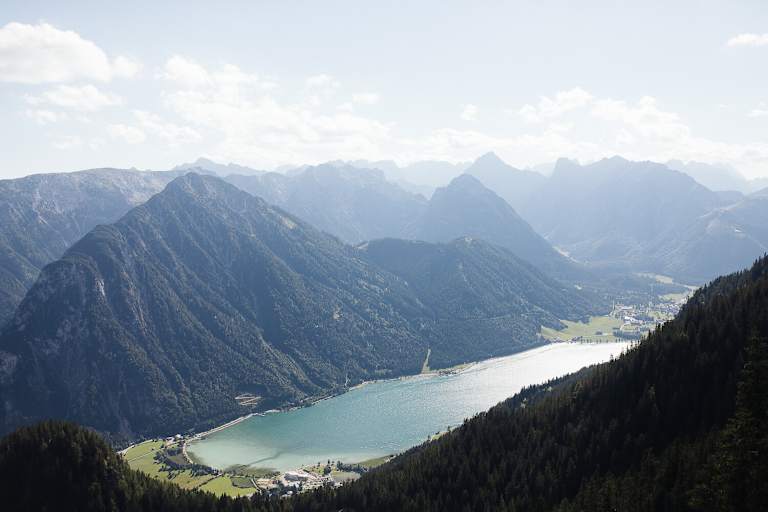 Blick auf den Achensee in Tirol