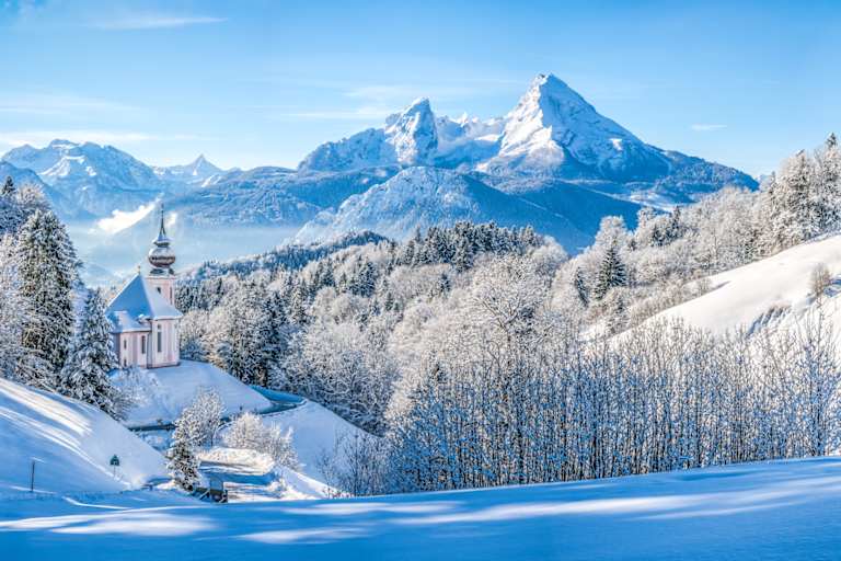 Wandern im Winter Bayern
