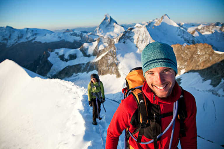 Bergführer Alberto De Giuli auf Tour