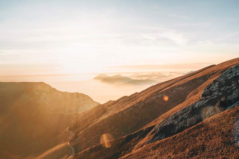 Sonnenuntergang am Monte Altissimo di Nago