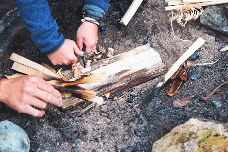 Richtig Lagerfeuer machen