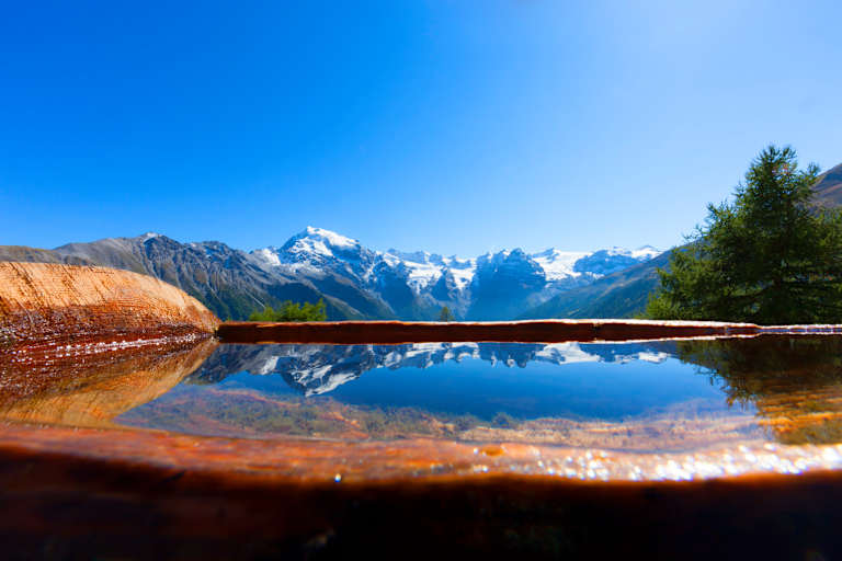 Archaikweg in Südtirol: Blick in die Ortlergruppe