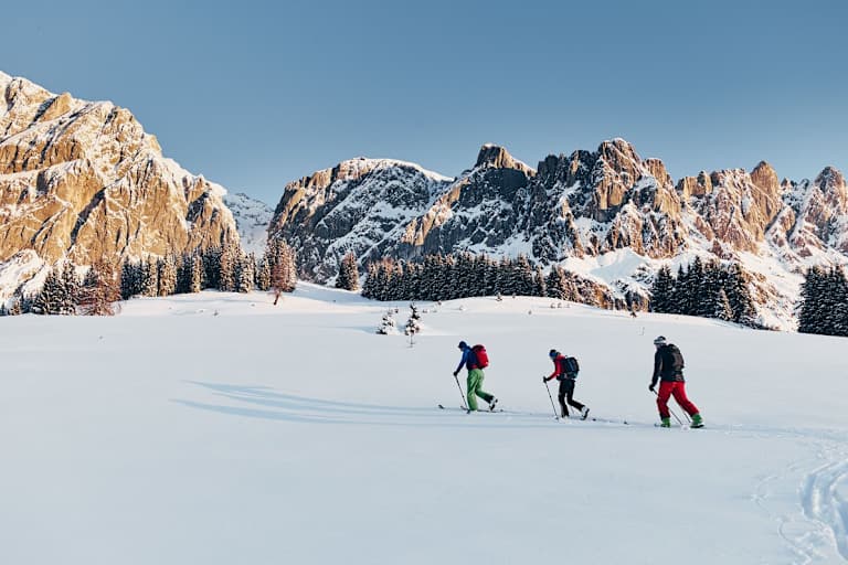 Aufstieg zu den Vierrinnenköpfen