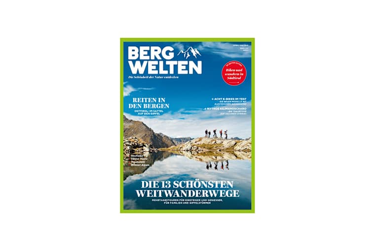 Cover des Bergwelten Magazins (April/Mai 2017)