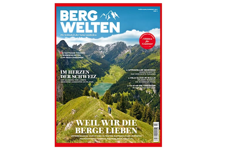 Cover: Bergwelten Schweiz (Frühjahr/Sommer 2017)