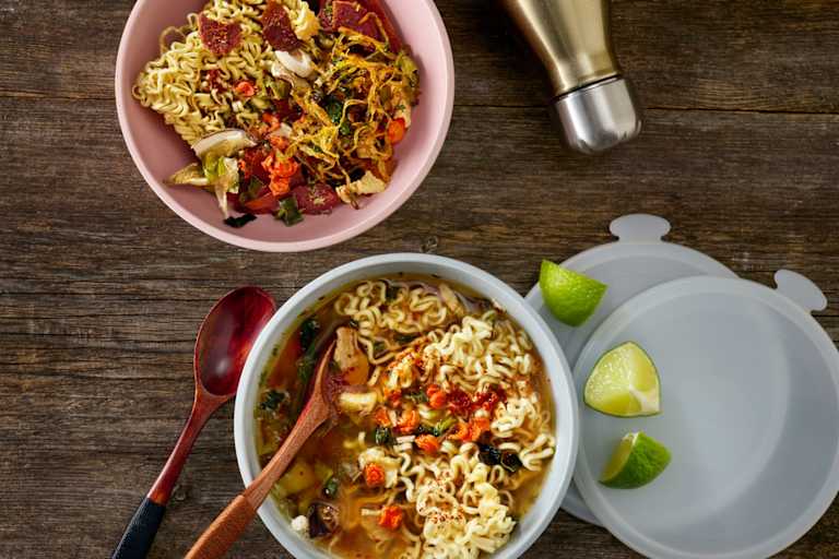 Bergwelten Rezept Instant-Nudelsuppe