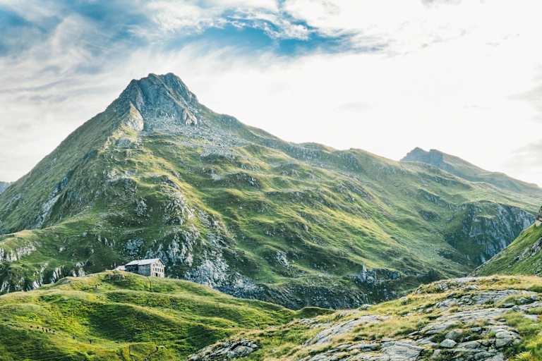 Wandern in der Greina-Hochebene, Terrihütte