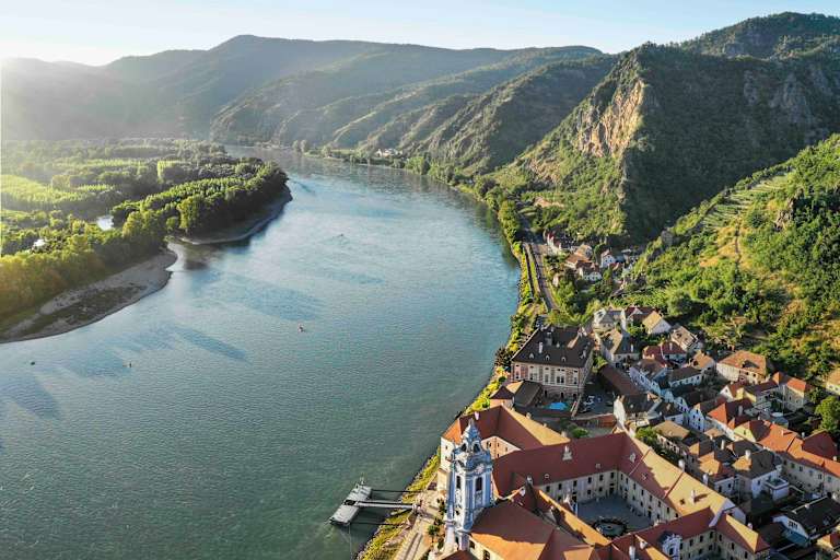 Dürnstein an der Donau in der Wachau