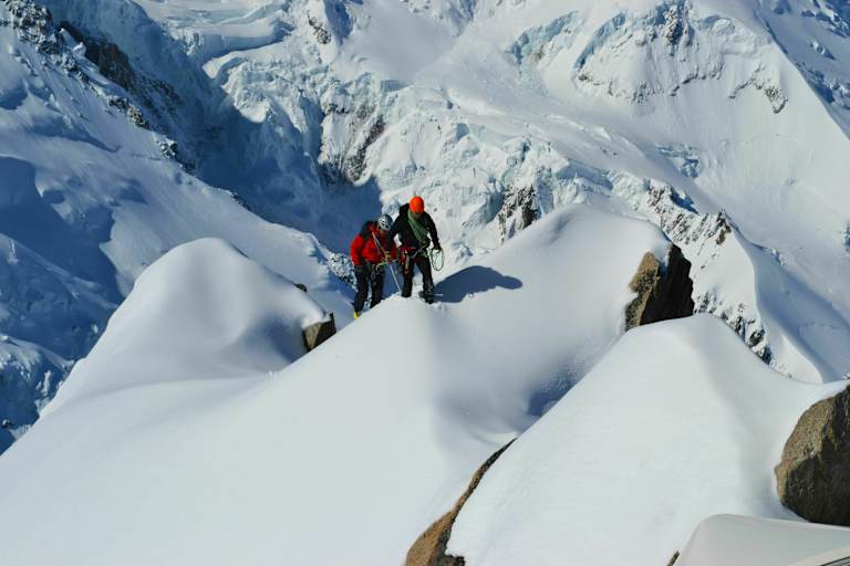 Unterwegs in den Bergen um Chamonix