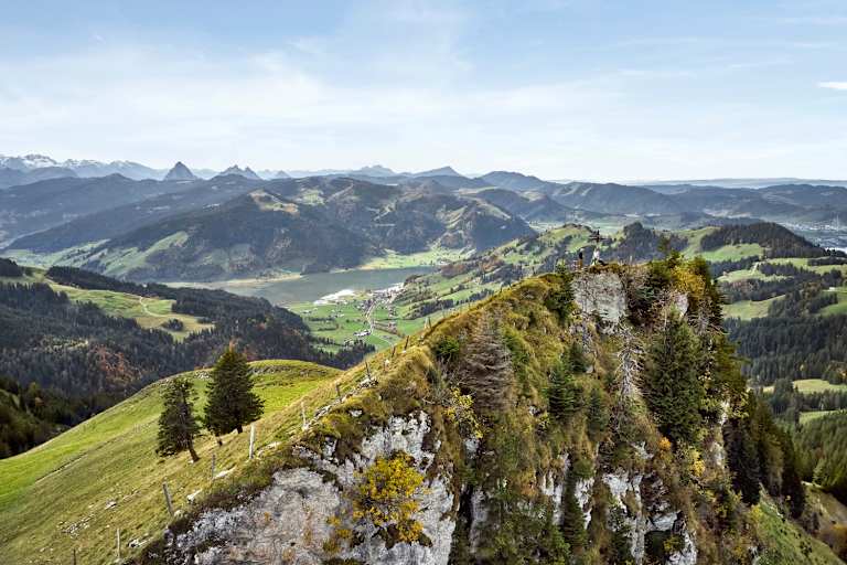 Mit dem Chli Aubrig erreicht man den höchsten Punkt des ersten Tages.