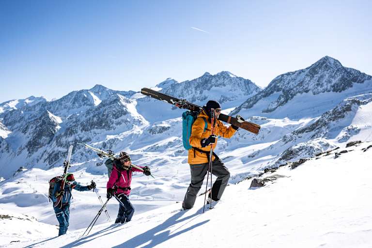 Skitour Winter Tirol Stubaier Alpen