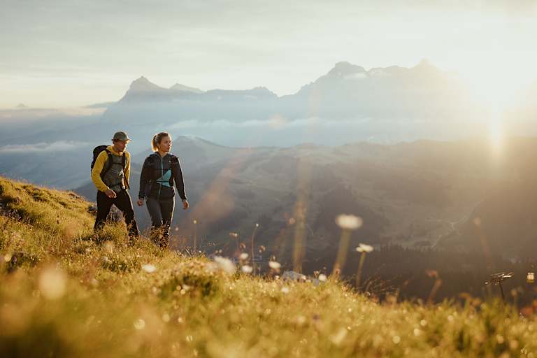Alta Badia, Sonnenuntergang, Wanderung