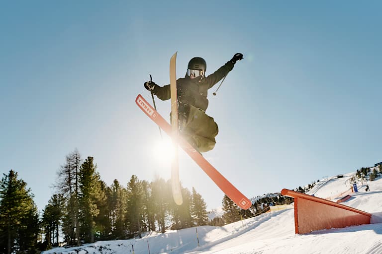 Im Snowpark am Kreischberg können sich Freestyler austoben.