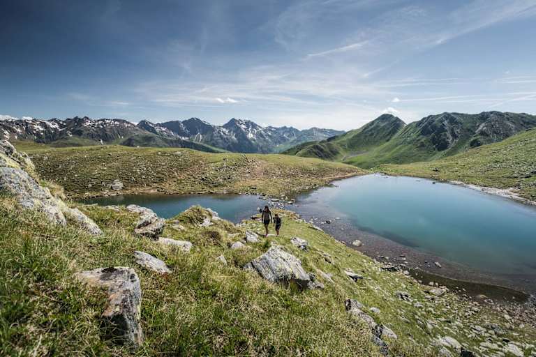 Wanderer am Gritzer See