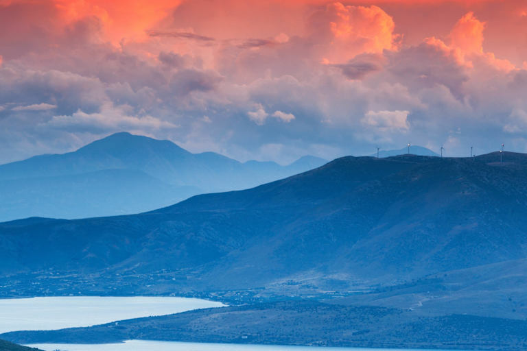 Parnass: Golf von Korinth in Griechenland